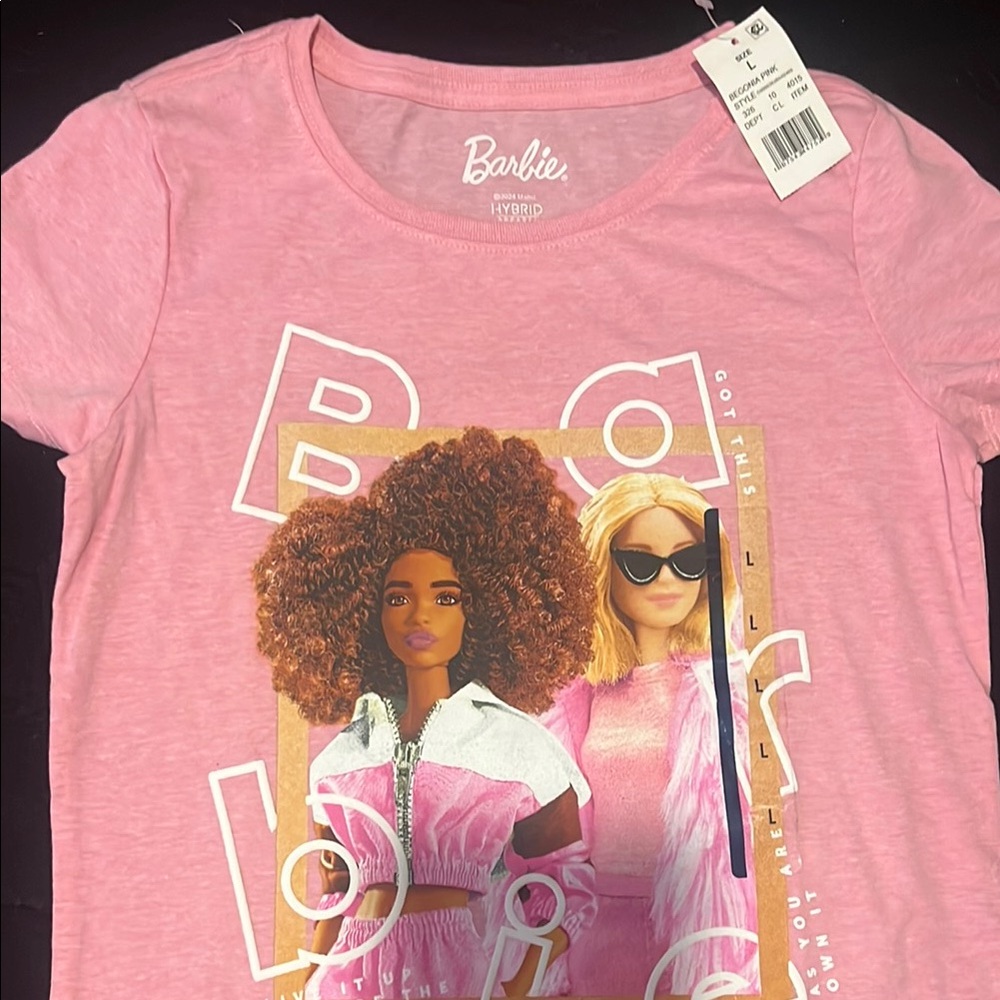Barbie Pink Short Sleeve Graphic Tee